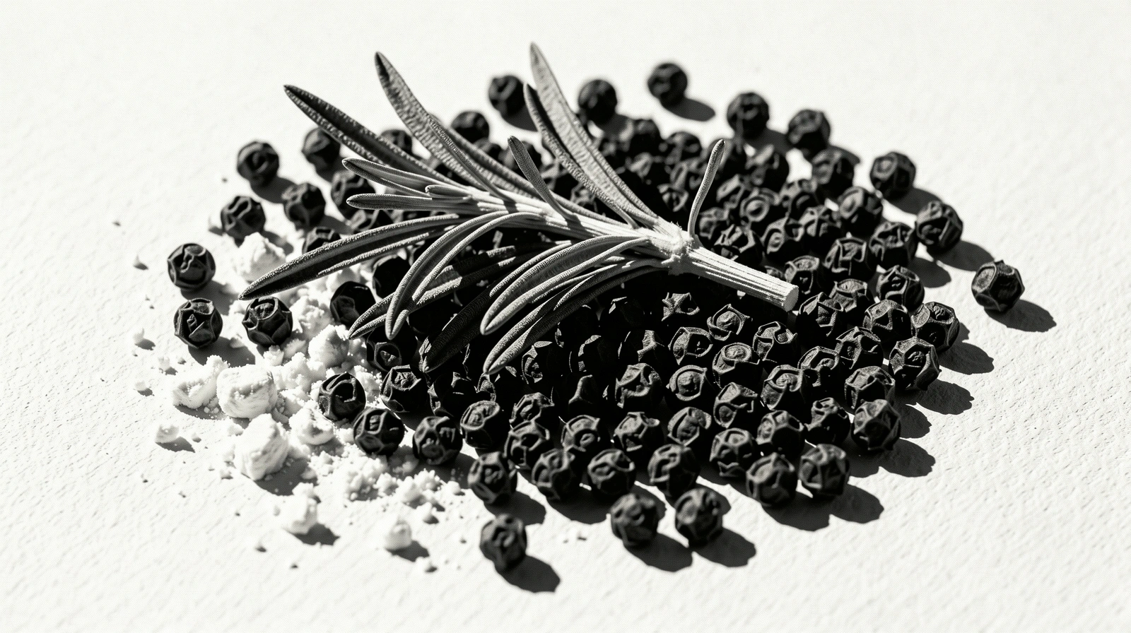 Detailaufnahme von Gewürzen